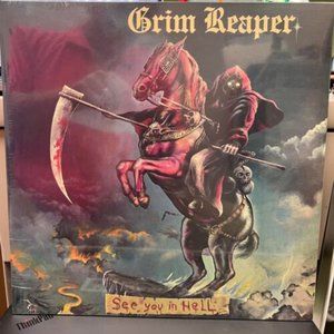 Grim Reaper - See You In Hell - Grey Vinyl [New Vinyl LP] Colored Vinyl, Gray,